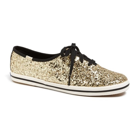 kate spade Shoes - Kate Spade NY Keds Glitter Gold Sneakers, 7.5
